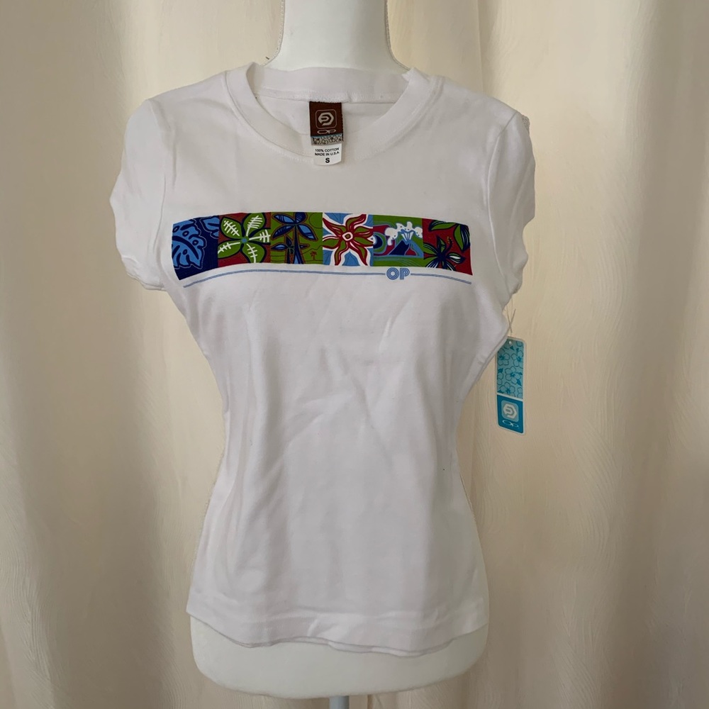 Op T-shirt White Junior Small NWT